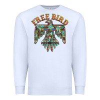 White free bird feathers thunderbird Premium Sweatshirt - BarkalooDesign