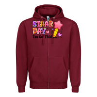 Burgundy staar day you got this Zipper Hoodie - JahusDesignShop