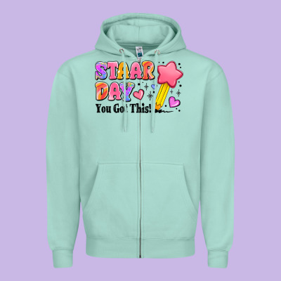 Staar Day You Got This Zipper Hoodie Designed By Jahusdesignshop