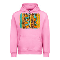 Fuchsia Pink fall pumpkin brushstroke Urban Hoodie - BundleAndBundleShop
