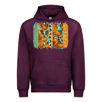 Mauve Wine fall pumpkin brushstroke Urban Hoodie - BundleAndBundleShop