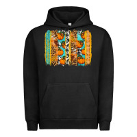 Pigment Black fall pumpkin brushstroke Urban Hoodie - BundleAndBundleShop
