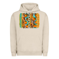 Pigment French Oak fall pumpkin brushstroke Urban Hoodie - BundleAndBundleShop