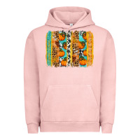 Pigment Salmon fall pumpkin brushstroke Urban Hoodie - BundleAndBundleShop