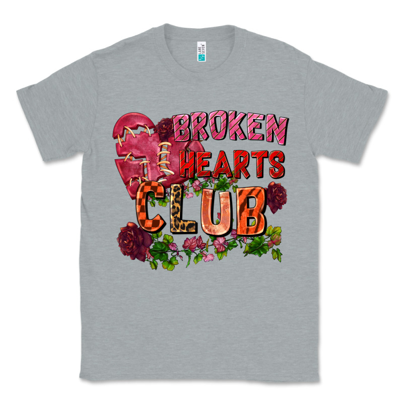 Broken Heart Club Classic Tee by FaDigitalArtStudio | Teevron