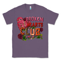 Lavender broken heart club Classic Tee - FaDigitalArtStudio