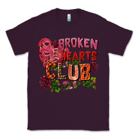 Plum broken heart club Classic Tee - FaDigitalArtStudio