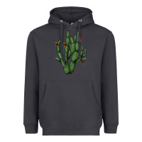 Smoke cactus with flowers Heavyweight Hoodie - AdoDesignShop
