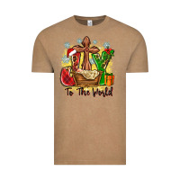 Vintage Coffee joy to the world Vintage Tee - Zillion Design Studio