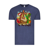 Vintage Denim joy to the world Vintage Tee - Zillion Design Studio