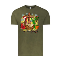 Vintage Olive joy to the world Vintage Tee - Zillion Design Studio