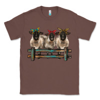 Chestnut 3 sheeps suffolk ewe with bandanas and fence Classic Tee - BarkalooDesign