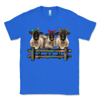 True Royal 3 sheeps suffolk ewe with bandanas and fence Classic Tee - BarkalooDesign