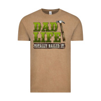 Vintage Coffee dad lıfe totally naıled it Vintage Tee - BarkalooDesign