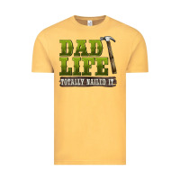 Vintage Mustard dad lıfe totally naıled it Vintage Tee - BarkalooDesign