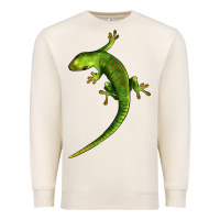 Sandshell Green Lizard Illustrations Premium Sweatshirt - LillyAllenDesigns