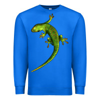 True Royal Green Lizard Illustrations Premium Sweatshirt - LillyAllenDesigns