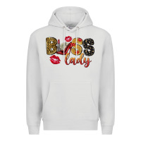Dove Grey boss lady with money Premium Hoodie - NancyCooperArtShop