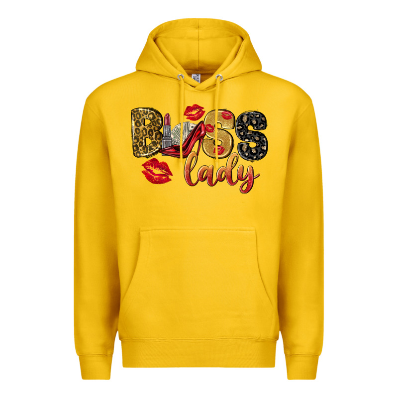 Boss Lady With Money Premium Hoodie by NancyCooperArtShop | Teevron