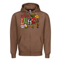 Chestnut school lunch squad Zipper Hoodie - AdoDesignShop