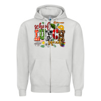 Dove Grey school lunch squad Zipper Hoodie - AdoDesignShop