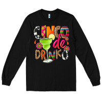 Black cinco de drinko Long Sleeve Tee - CTS Tumbler Store