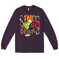 Plum cinco de drinko Long Sleeve Tee - CTS Tumbler Store
