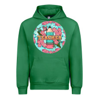 Emerald teacher floral pencil round earring Urban Hoodie - BundleAndBundleShop