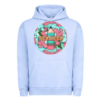 Pigment Grape Ice teacher floral pencil round earring Urban Hoodie - BundleAndBundleShop