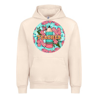 Sandshell teacher floral pencil round earring Urban Hoodie - BundleAndBundleShop