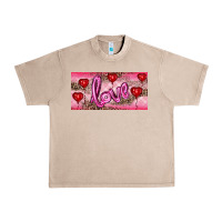 French Oak Valentine's Day Love Balloon Heart Balloons Urban Heavy Tee - RanaPortraitStore