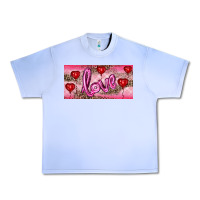 Grape Ice Valentine's Day Love Balloon Heart Balloons Urban Heavy Tee - RanaPortraitStore