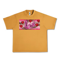 Peanut Butter Valentine's Day Love Balloon Heart Balloons Urban Heavy Tee - RanaPortraitStore