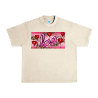 Sandshell Valentine's Day Love Balloon Heart Balloons Urban Heavy Tee - RanaPortraitStore