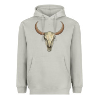 Moon Dust bull skull Heavyweight Hoodie - AdoDesignShop