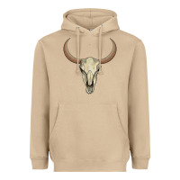 Mushroom bull skull Heavyweight Hoodie - AdoDesignShop