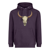 Plum bull skull Heavyweight Hoodie - AdoDesignShop