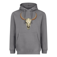 Storm bull skull Heavyweight Hoodie - AdoDesignShop