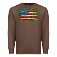 Chestnut Christmas american flag Premium Sweatshirt - NancyCooperArtShop