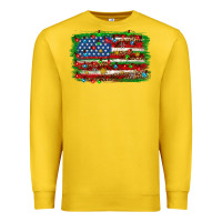 Lemon Christmas american flag Premium Sweatshirt - NancyCooperArtShop