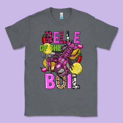Belle Of The Boil Crawfish Classic Tee Designed By Fadigitalartstudio