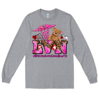 Heather Grey valentines day lvn licensed vocational nurse Long Sleeve Tee - AdoDesignShop
