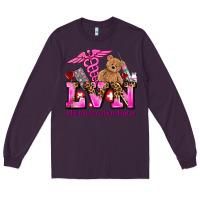 Plum valentines day lvn licensed vocational nurse Long Sleeve Tee - AdoDesignShop