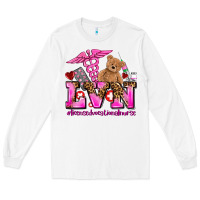 White valentines day lvn licensed vocational nurse Long Sleeve Tee - AdoDesignShop