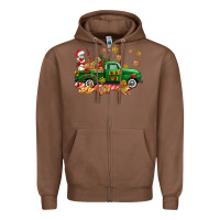 Chestnut santa fuel   cookies truck Zipper Hoodie - AdoDesignShop