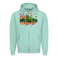 Seafoam santa fuel   cookies truck Zipper Hoodie - AdoDesignShop