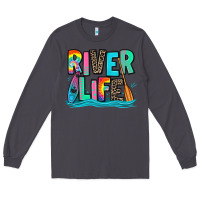Smoke river life kayaking Long Sleeve Tee - Zillion Design Studio