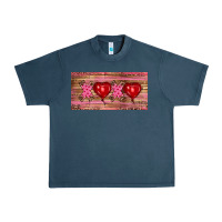 Midnight Navy Valentine's Day Xoxo Urban Heavy Tee - RanaPortraitStore