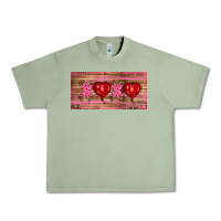 Oil Green Valentine's Day Xoxo Urban Heavy Tee - RanaPortraitStore