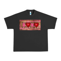 Pigment Black Valentine's Day Xoxo Urban Heavy Tee - RanaPortraitStore